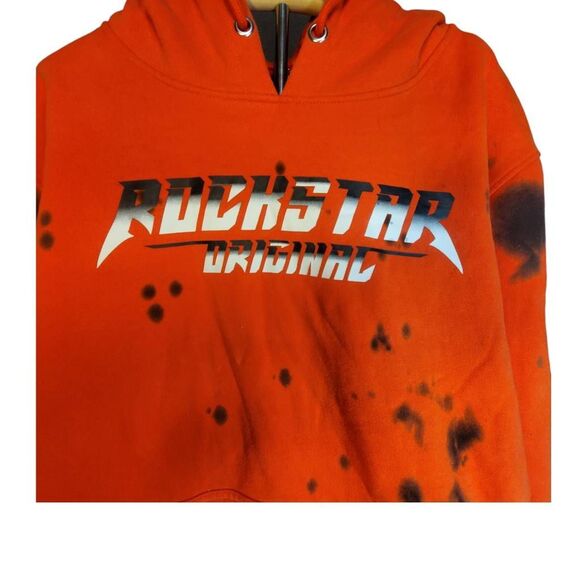 ROCKSTAR ORIGINAL TAP Painter Hoodie RED Pullover Size 3XL - Picture 2 of 9